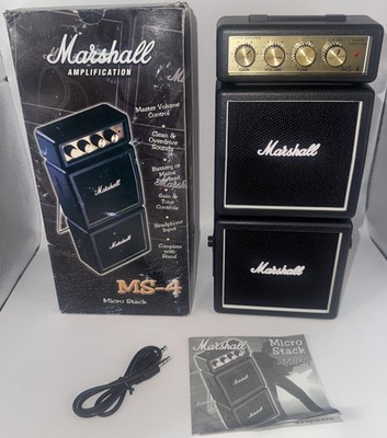 Marshall MS-4 Micro Stack Gitarrenverstärker - Schwarz - OVP & Handbuch