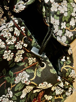 Vintage Bob Timberlake Backpack Birds Flowers Carry On School College Fairy Posh Party Line-Up 10.05-11.15 main image 3
