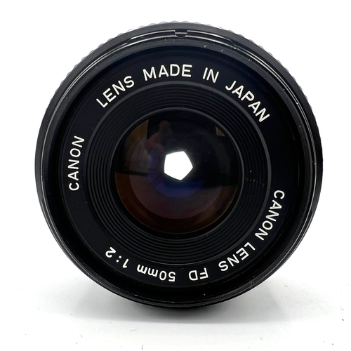 For repair - Canon AE-1 35mm SLR Film Camera w/ New FD 50mm f/2 Lens - Picture 18 of 21