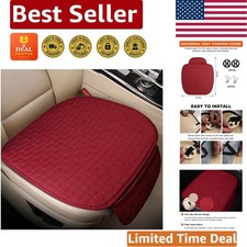 Comfortable And Breathable Car Seat Cover Set With Anti-slip Bottom - Wine Red Comfortable And Breathable Car Seat Cover Set With Anti-slip Bottom - Wine Red