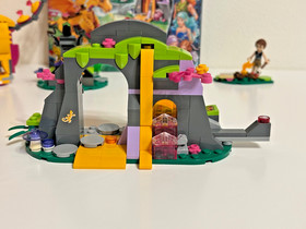 Retired LEGO Elves: Fire Dragon's Lava Cave (41175) - Used without box.