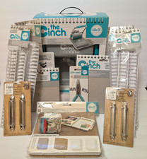 We R Memory Keepers The Cinch Book Binding Tool Bundle w/ Wire, Covers & Kit Lot
