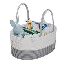 Diaper Caddy Organizer Basket Shower Gift for Nursery Baby Toys Clothes Tote Bag