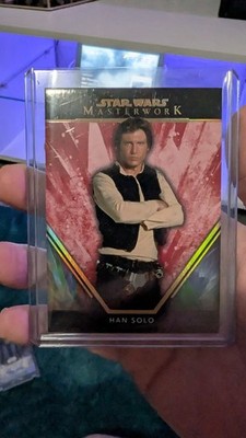 Topps Star Wars Masterwork HAN SOLO Pink Foil #1 - SER 25/25 LAST PRINT