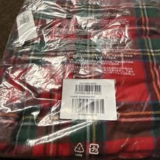 Old Navy Women's Cotton Flannel Jogger Pajama Pants Red/Green/Tartan, Size L