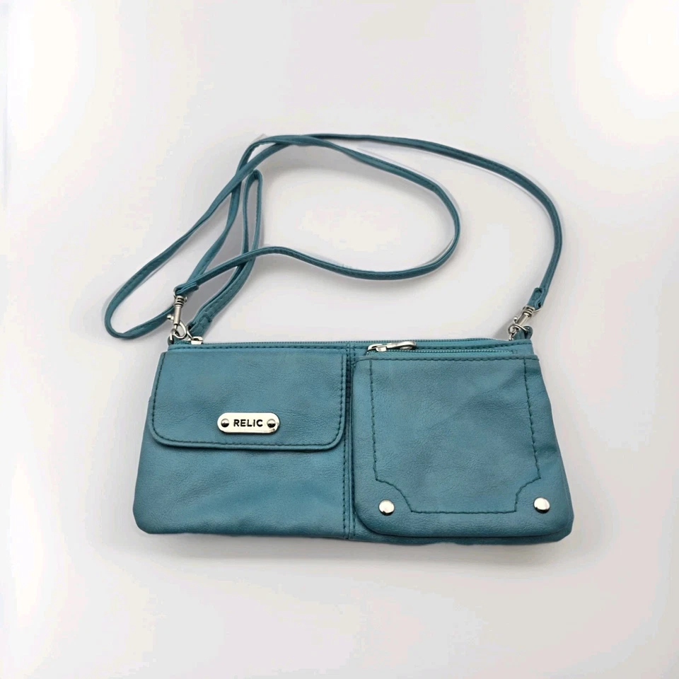 Relic Small Crossbody/clutch Purse Teal Blue - Image 4 of 4