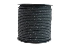 200ft Army Black 550 Paracord Type III 7 Strand Cord