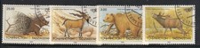 Tadjikistan 1993 Yvert 12/15 oblitérés Faune (AM38)