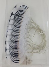 Ashland Hanukkah Menorah String Lights Set of 10 LED Battery Operated New