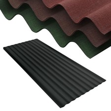 Corrugated Roof Sheet Bitumen Shed Garage Barn Lean-to Roofing Gutta Guttapral