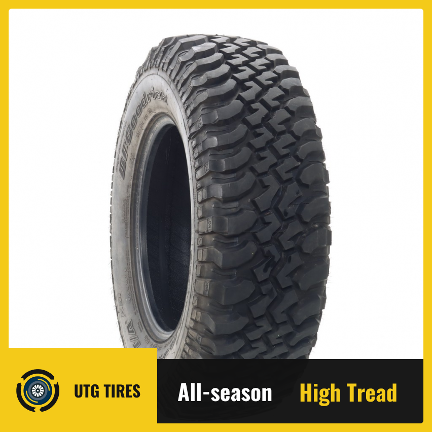 Used LT 255/75R17 BFGoodrich Mud-Terrain T/A KM 111/108Q - 18/32