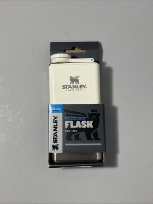 Stanley Classic Easy Fill Wide Mouth Flask | 8 Oz in Cream Gloss