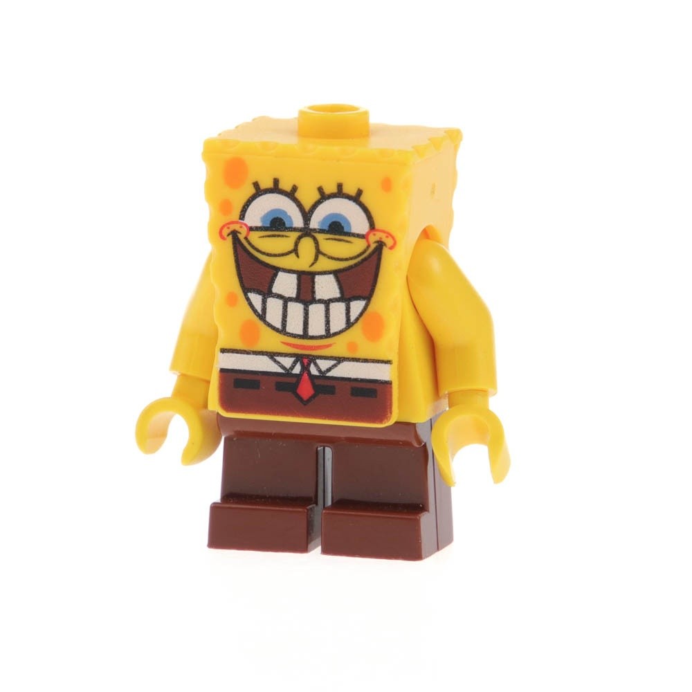 1X Lego Minifigure SpongeBob SquarePants Yellow Grinning With Teeth 3833 Bob021