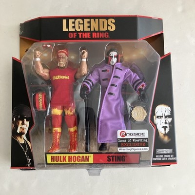 JAKKS TNA Legends Of The Ring Ringside Exclusive Hulk Hogan & Sting