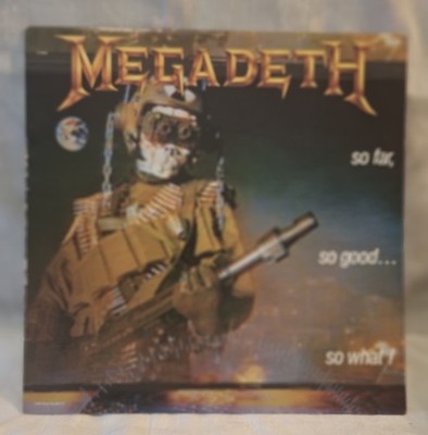 MEGADETH, SO WEIT, SO GUT... SO WHAT! (C148148) LP Erstdruck CAN 1988 EX/EX 