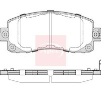 Apec BremsbeläGe FüR Subaru Impreza GT 2016 Vorne (R90) PAD2398