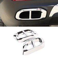 2x Silber Auspuffblenden Edelstahl Abdeckung Fit Für Mercedes GLS W167 X253 X167 2x Silber Auspuffblenden Edelstahl Abdeckung Fit Für Mercedes GLS W167 X253 X167