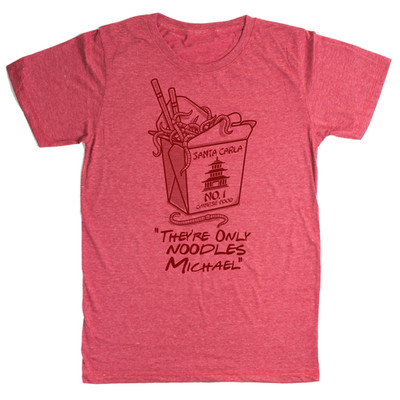The Lost Boys They're Only Noodles Michael Worms Maggots Rice David 80s T Shirt