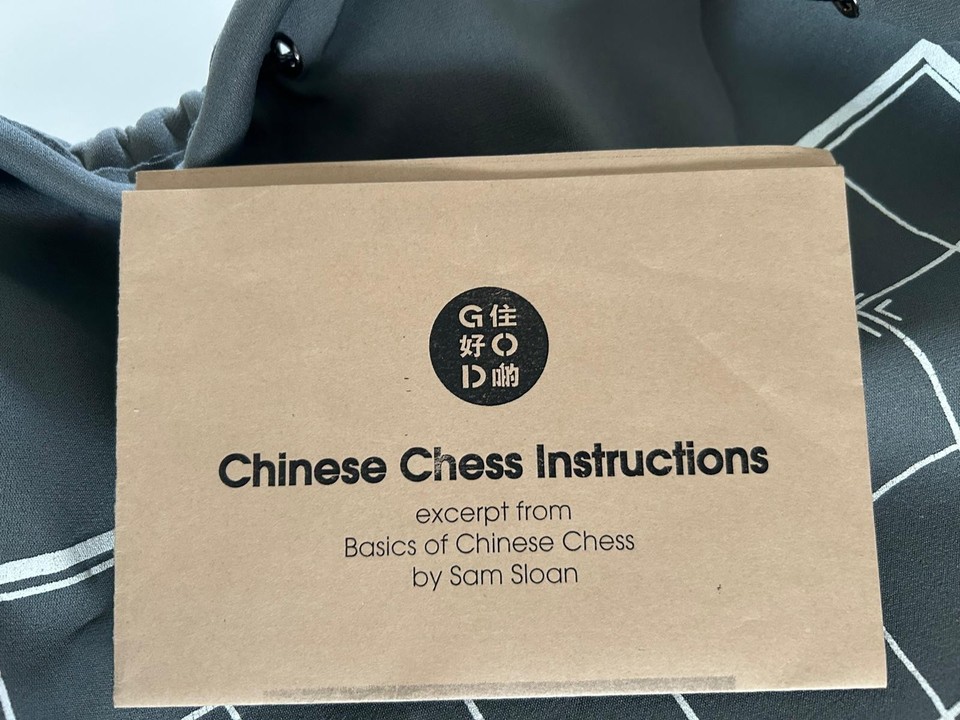 Chinese Chess Set With Cloth Bag/ Board | eBay UK