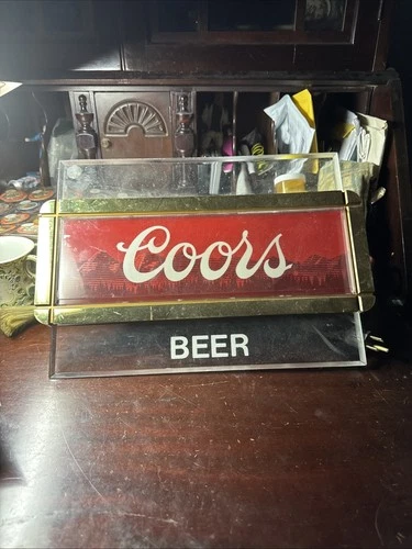 Vintage 1981 Coors Beer Electronic  Lighted Sign 100%percent working condition