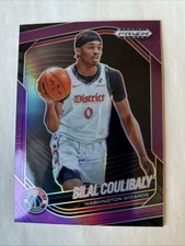 2024-25 Panini Prizm Black - Bilal Coulibaly #147 Purple Prizm 💥Free Shipping