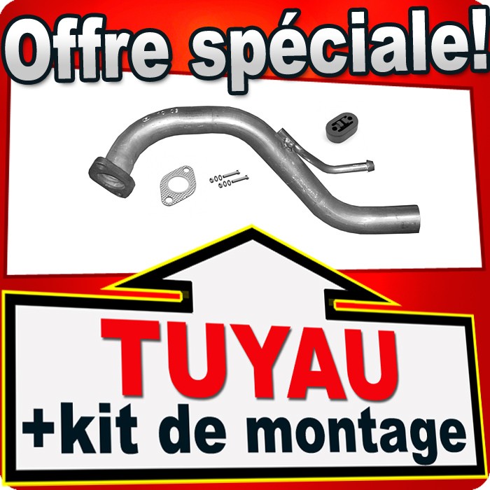 Tuyau arriere d'echappement pour Hyundai Atos 1.0 i 54 56 58CH