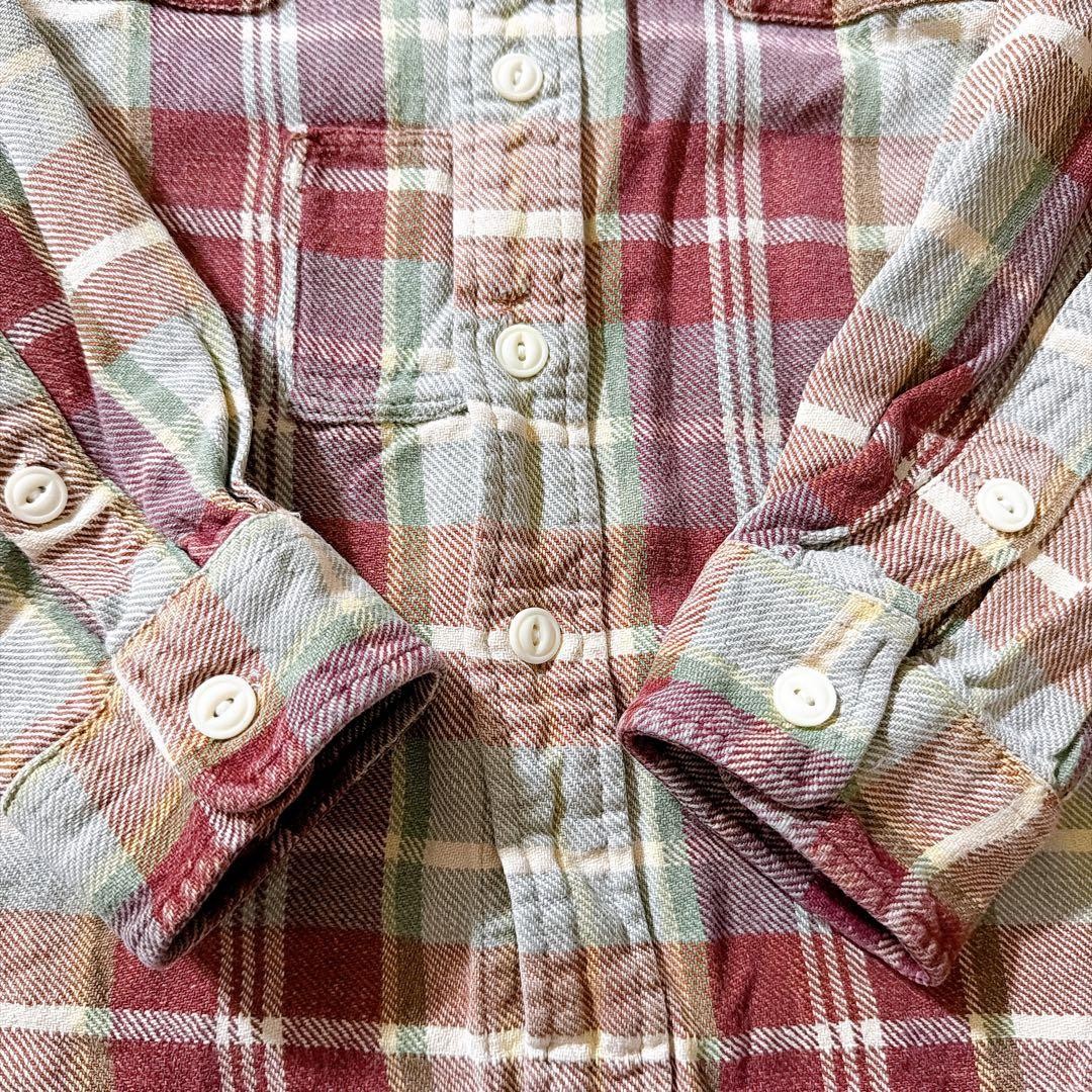 DOUBLE RL RRL Check Patchwork Cotton Flannel Shir… - image 5