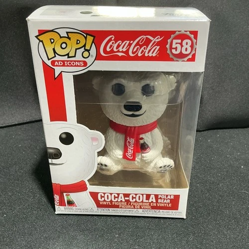 Funko Pop! Coca-Cola Polar Bear Ad Icons Vinyl Figure #58 Collectible