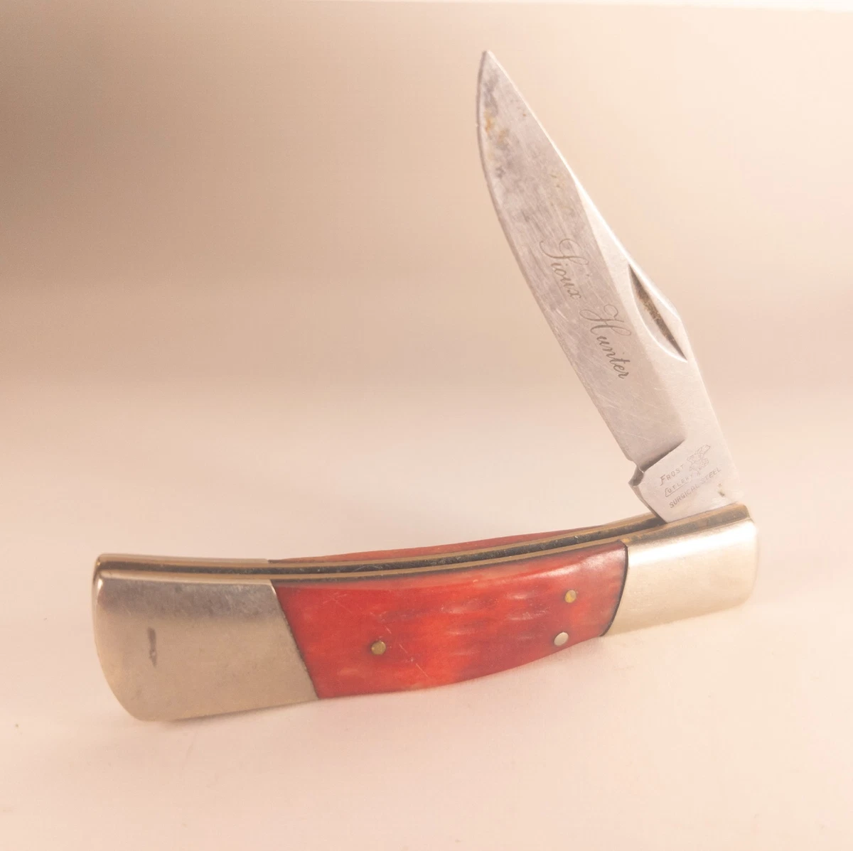 Frost Red Collectible Vintage Folding Knives for sale | eBay