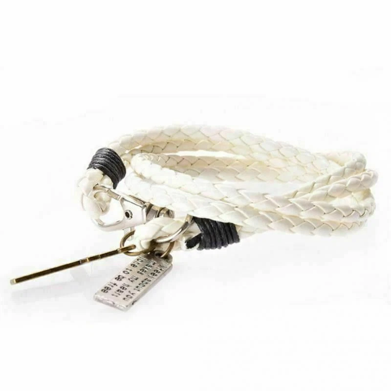 Herren Armband Schmuck Leder Pulseira Masculina Cross Armband Bracelet Frauen - Bild 4 von 4