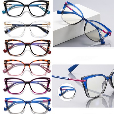 Premium Cat Eye TR90 Reading Glasses Readers for Women Spring Hinges +0.5~6.0