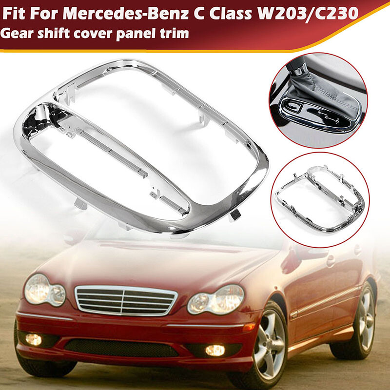 Center Shifter Trim Cover Bezel Shift Gear Panel Frame For Benz