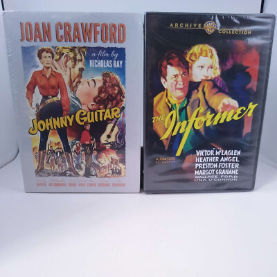 Brand New Sealed 2 DVDs The Informer by John Ford & Johnny Guitar Joan Crawford