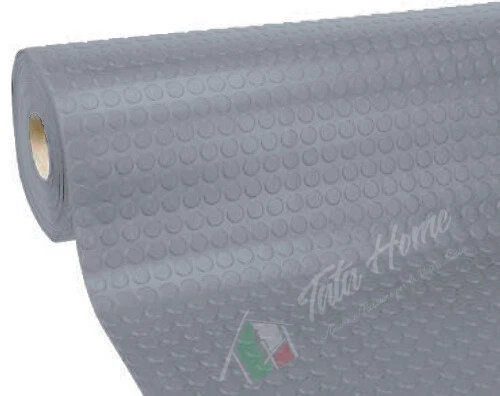 Pavimento Bollato Tappeto Copripavimento PVC Gomma Bullonato Linoleum Bolle H100 - Foto 13 di 14