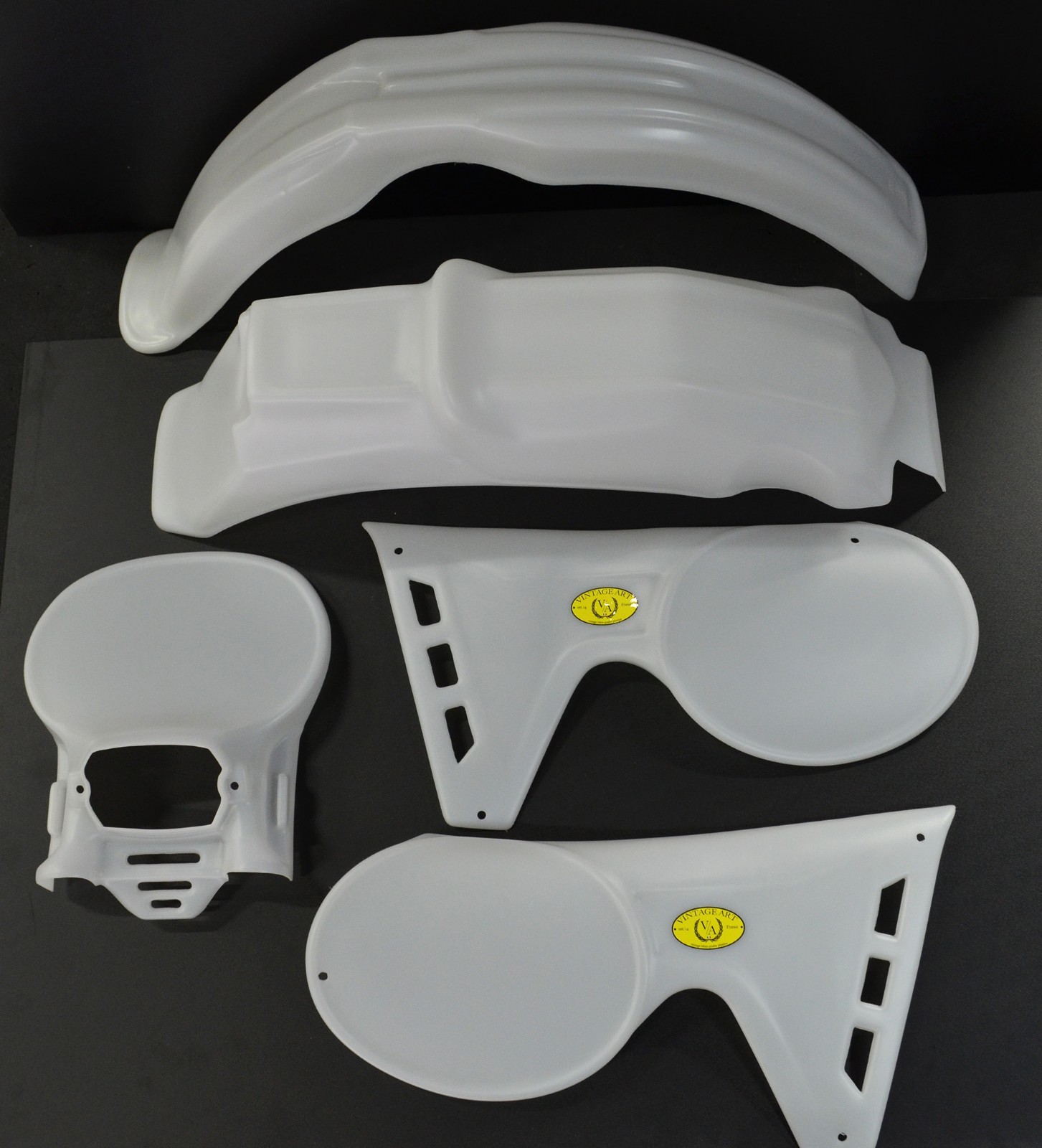 Kit plastiques SWM TF1 complet pour moto vintage de collection