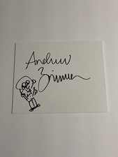 Andrew Zimmern Signed Autographed 8x10 Sketch Chef ACOA Sketchboard PROOF