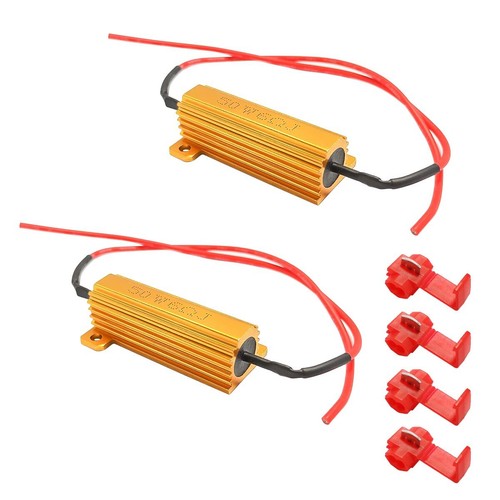 CGEAMDY 2 Pièces Résistance Pour Clignotants LED 50W 6Ohm LED — free download