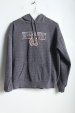 Primark womens Varsity Style Hoodie Jumper - Grey - size Small G62 