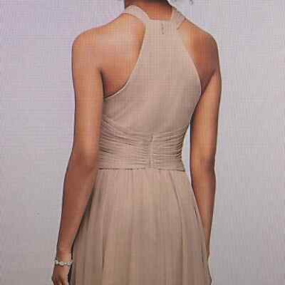 mystic grey bridesmaid dresses Mismatched Silver Grey Satin Spaghetti Straps Long Bridesmaid Dresses ,  GRB0016 main image 1