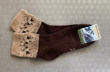 Made in Mongolia 70 Wool UNISEX Socks Size US 10 EU 44-46 NEW Natural 100