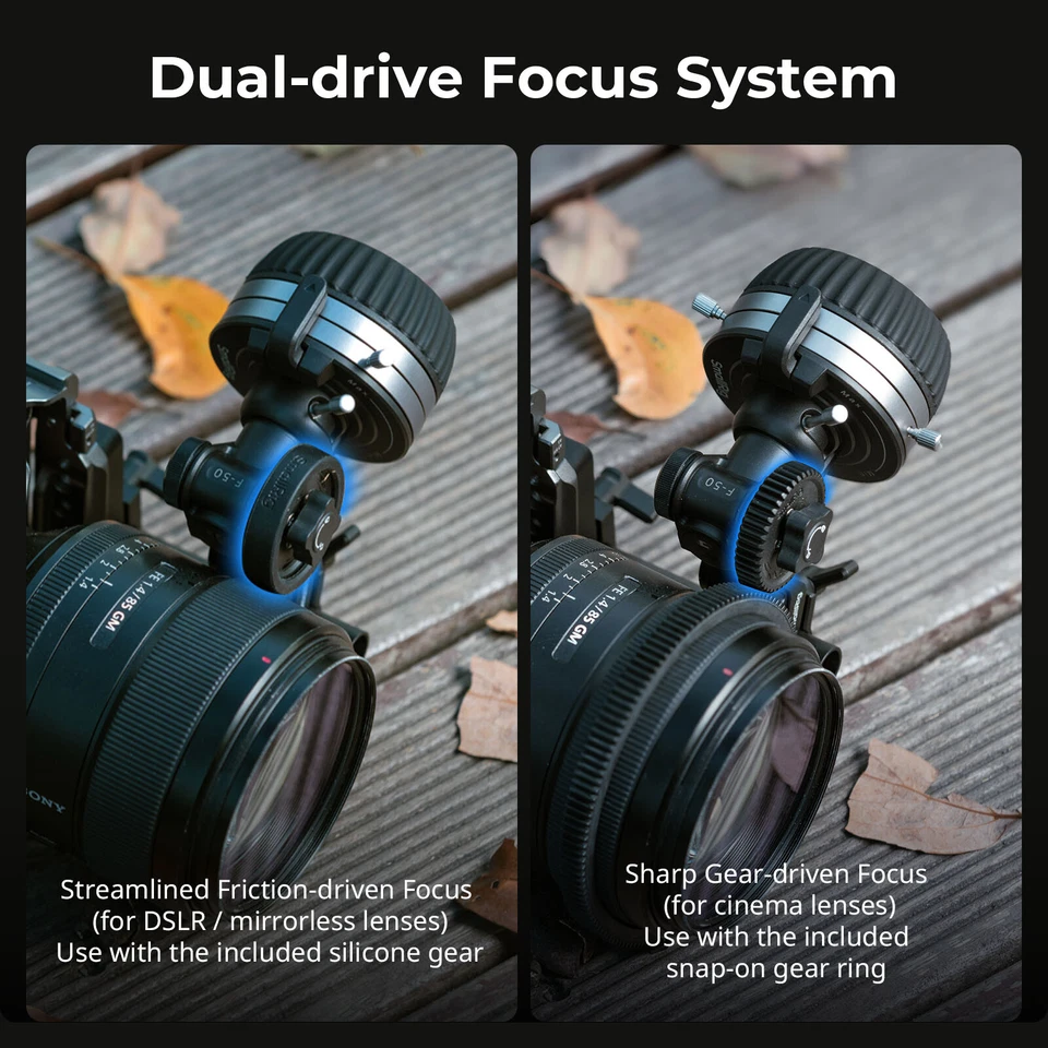 SmallRig Follow Focus F50 with 15mm Rod & Rod Clamp for DSLR, for Sony FE/FE C - Image 4 of 4