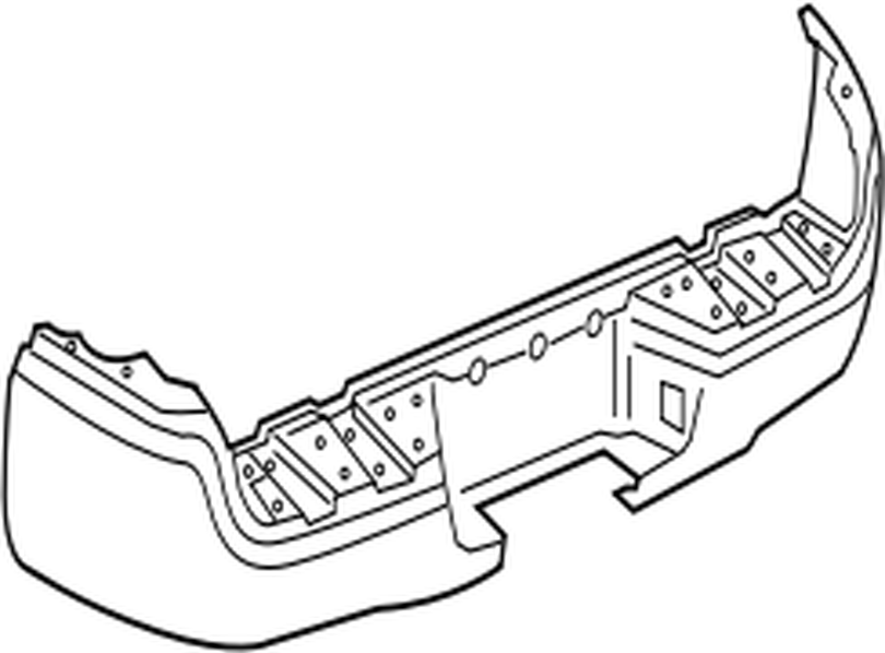 52151-04061 Toyota Bar, rear bumper 5215104061, New Genuine OEM