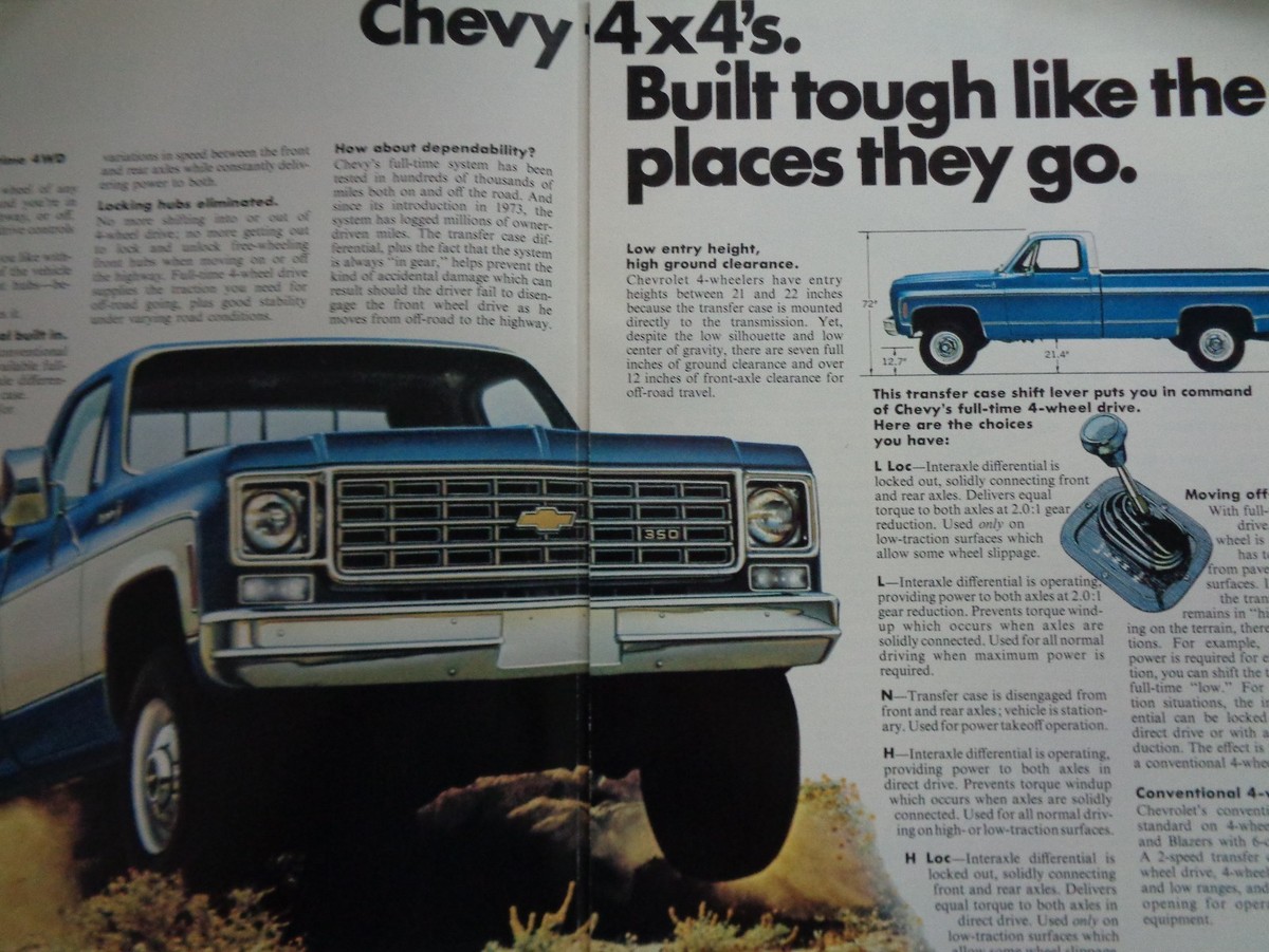 1970 Chevrolet Pickup Truck, Blazer & Suburban Shop Manual Original