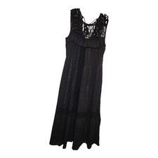 Maeve Anthropologie Small Abilene Eyelet Knit Tassle Dress