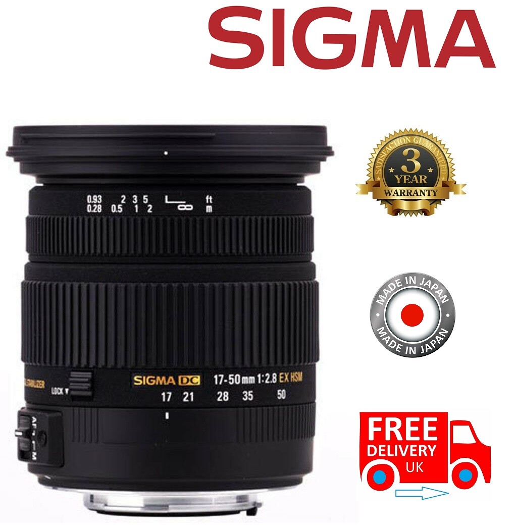 SIGMA】シグマ ZOOM 17-50mm 1:2.8 EX DC OS HSM Canonマウント レンズ 