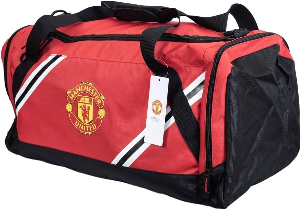 Manchester United Duffel Bag Core Football School Bag Official Licensed