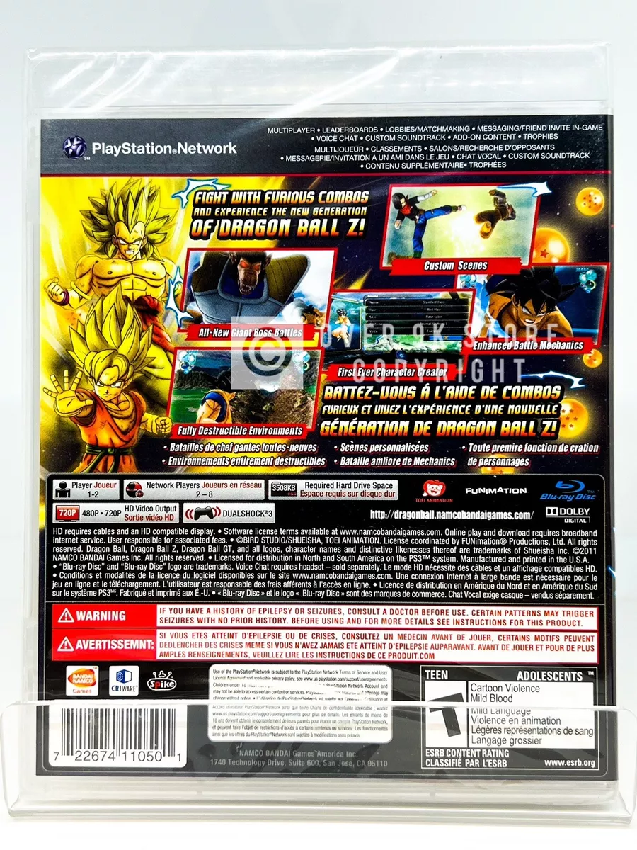 Dragonball Z Ultimate Tenkaichi (PlayStation 3 / PS3) BRAND NEW