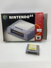 Controller Pak Nintendo 64 N64 Box and Memory Card No Tray 