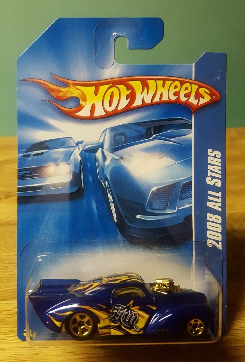 Hot Wheels '41 Jeep Willys Coupe 1:64 Scale Blue Drag Racing New