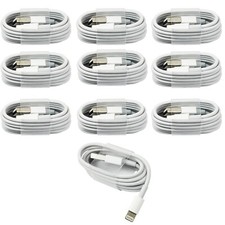 10 PCS 3FT New USB Data Sync Cord Charging Cables for iPhone 14 13 12 11 X 8 7 6